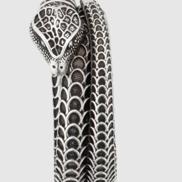 GUCCI Silver 925 Snake Ring - - 577294 J8400, sizes 20 & 21 - Picture 4 of 15